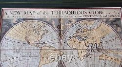 Antique A New Map of the Terraqueous Globe William Duke of Gloucester Burghers