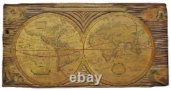 Antique World Map A New And Accvrat Map Of The World 1651