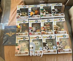 Around The World Funko Pop Vinyl Full Set Of 12 Figures, Pins & Passport Bundle