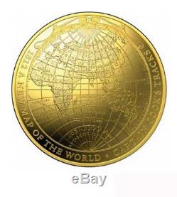 Australien $ 100 New Map of the World James Cook 1 oz Gold Domed coin 2018