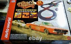 Auto World Aw New Ho The Dukes Of Hazzard Curvehuggers Slot Car Race Set Afx