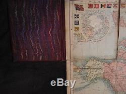 Bacon's New Chart of the World Mercators Projection G. W. Bacon London 1907