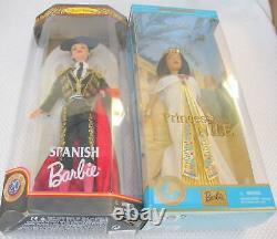 Barbie 4 Dolls of the World and Queen Amida New