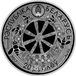 Belarus 2017, THE LEGEND OF THE BEE Folk Legends, 20 rubles, 1 oz Silver coin NEW