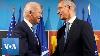 Biden Arrives At Nato Summit Meets With Stoltenberg