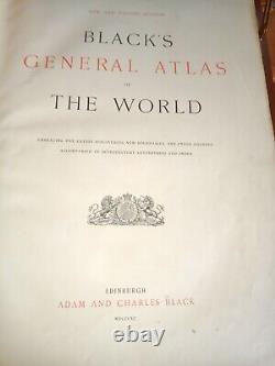 Black's General Atlas Of The world New Edition 1890