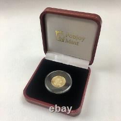 Brian May (Queen) News Of The World Gold (2017) Sixpence Pick Coin + Box -Rare