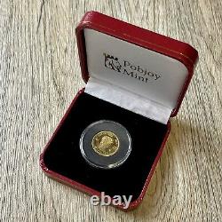 Brian May (Queen) News Of The World Gold (2017) Sixpence Pick Coin + Box -Rare