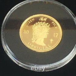 Brian May (Queen) News Of The World Gold (2017) Sixpence Pick Coin + Box -Rare