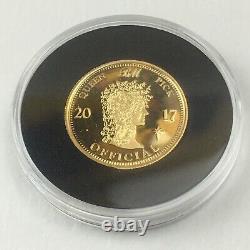 Brian May (Queen) News Of The World Gold (2017) Sixpence Pick Coin + Box -Rare