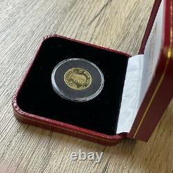 Brian May (Queen) News Of The World Gold (2017) Sixpence Pick Coin + Box -Rare