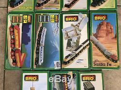 Brio Wooden Trains of the World Series Lot of 11! New! Thomas! Over 20 Years Old