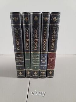 Britannica GREAT BOOKS OF THE WESTERN WORLD 1991 Volumes 1 3 4 5 7 SEALED NEW 01