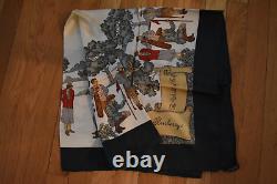 Burberry The World of Golf Scarf Green Appears to be New Rare Style