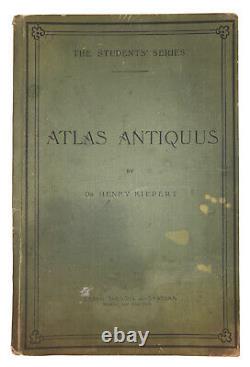 C. 1890, Atlas Antiquus, 12 Maps Of The Ancient World, Henry Kiepert, Folio