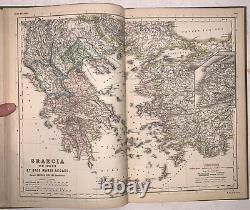 C. 1890, Atlas Antiquus, 12 Maps Of The Ancient World, Henry Kiepert, Folio