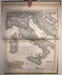 C. 1890, Atlas Antiquus, 12 Maps Of The Ancient World, Henry Kiepert, Folio