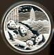 China 2021 Silver 1oz Panda, Long Beach Expo, Lunar Year Of The Ox, New Issue