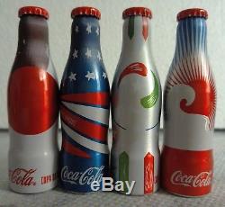 Coca-Cola aluminum mini bottles sealed box of the 2014 World Cup Brazil NEW