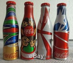 Coca-Cola aluminum mini bottles sealed box of the 2014 World Cup Brazil NEW