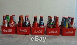 Coca-Cola aluminum mini bottles sealed box of the 2014 World Cup Brazil NEW