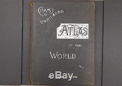 Cram's unrivaled atlas of the World, 1911, New Census Edition