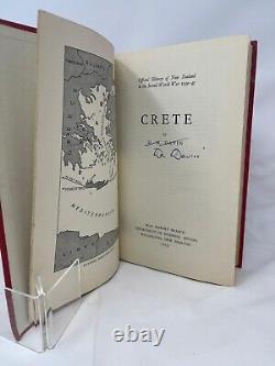 Crete Official History of New Zealand in the Second World War Davin Signed