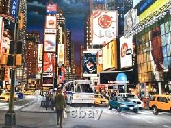 CrossRoads of the World Giclee Signed & #, Size 18x 27 H. Hargrove, NY City