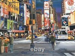 CrossRoads of the World Giclee Signed & #, Size 18x 27 H. Hargrove, NY City