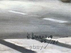 CrossRoads of the World Giclee Signed & #, Size 18x 27 H. Hargrove, NY City