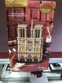 Dept 56, NOTRE DAME CATHEDRAL Churches of the World, New (see details)