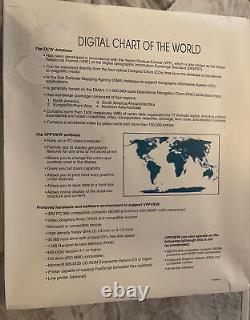 Digital Chart Of The World Edition 1 Defense Mapping Disks New Sealed 7/92
