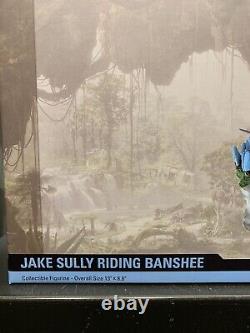 Disney Parks Pandora The World Of Avatar Jake Riding Banshee Figurine Statue New