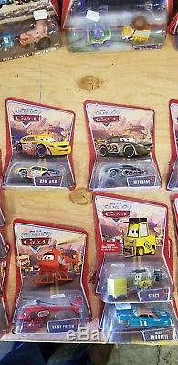 Disney Pixar Cars Diecast lot CarsThe World of Cars 39 vehicles NEW ON CARD
