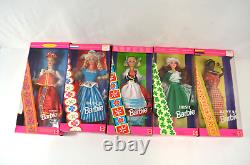 Dolls of the World Barbie Doll Russian Dutch German Irish Kenyan NIB NRFP Mattel