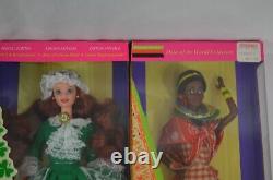 Dolls of the World Barbie Doll Russian Dutch German Irish Kenyan NIB NRFP Mattel