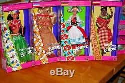 Dolls of the World Collection of 19 Barbie Dolls/New-NRFB