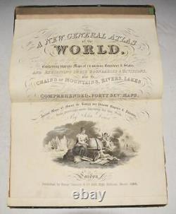 Dower Teesdale A New General Atlas of The World Boundaries Divisions1836 1st