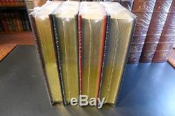 Easton Press THE WORLD OF MATHEMATICS, James Newman. 4 vols, NEWithSEALED leather