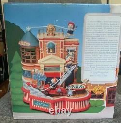 Enesco Small World of Music Where's the Fire NEW VINTAGE Musical Box