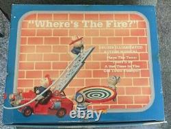 Enesco Small World of Music Where's the Fire NEW VINTAGE Musical Box