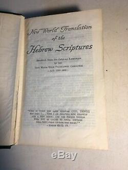 Fat Boy The New World Translation Of The Holy Scriptures Watchtower 1963 Jehova