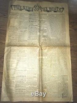 First Edition News Of The World 1843