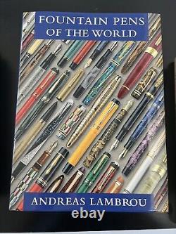 Fountain Pens Of The World Book Lambrou Limited Edition. New. Signed. Fast