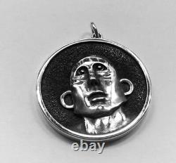 Frank The Robot Queen pendant handmade sterling silver 925 News of the World