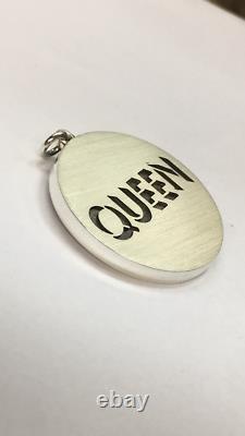 Frank The Robot Queen pendant handmade sterling silver 925 News of the World