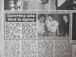 Freddie Mercury Queen I've Got Aids UK News Of The World Newspaper 24.11.1991