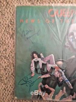 Fully Autographed Queen News Of The World Lp
