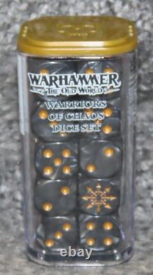 Games Workshop Warhammer The Old World Warriors of Chaos Dice Set New GW BNIB