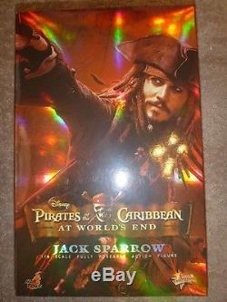 HOT TOYS PIRATES OF THE CARIBBEAN JACK SPARROW AT WORLDS END NEW MMS42 US Seller